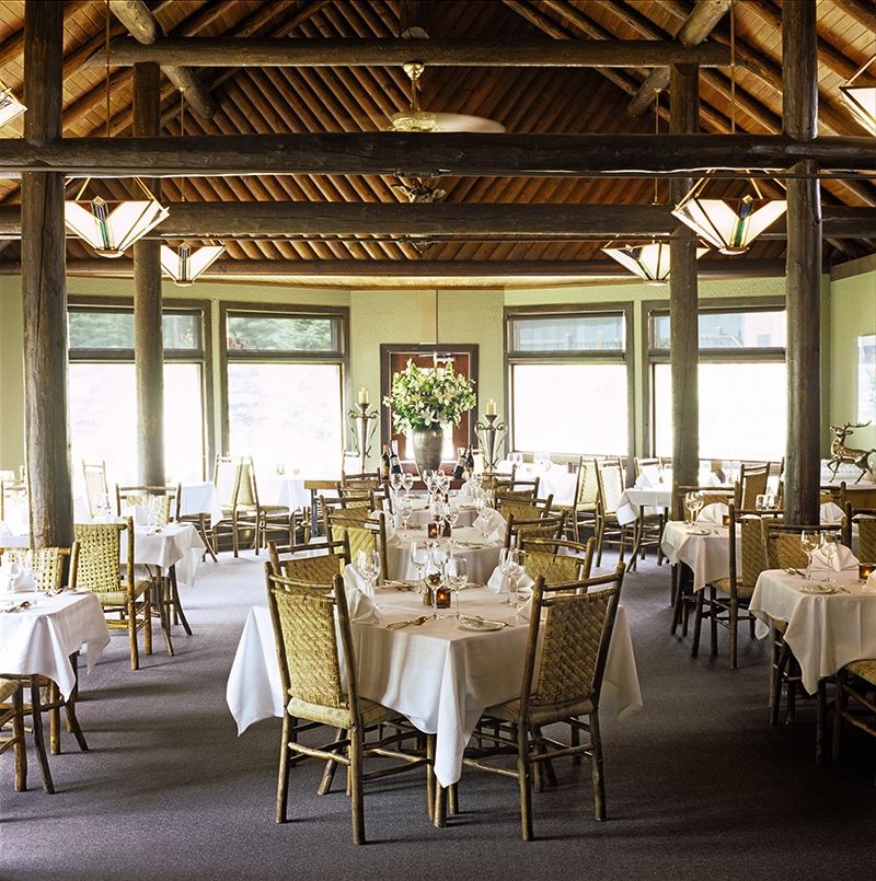 Deer Lodge Lake Louise Restaurang bild